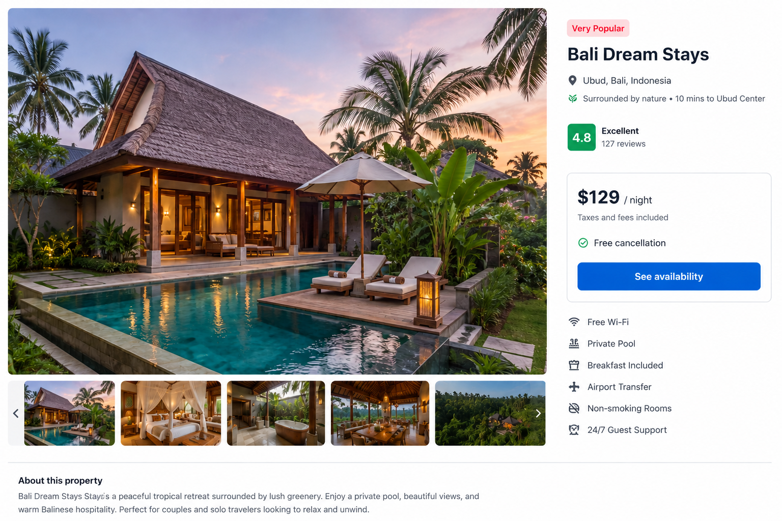 Bali Dream Stays